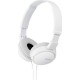 HEADPHONES SONY MDRZX110APW ΜΕ ΜΙΚΡΟΦΩΝΟ WHITE